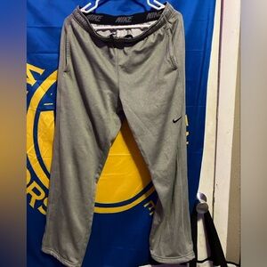 nike grey  dri fit sweatpants